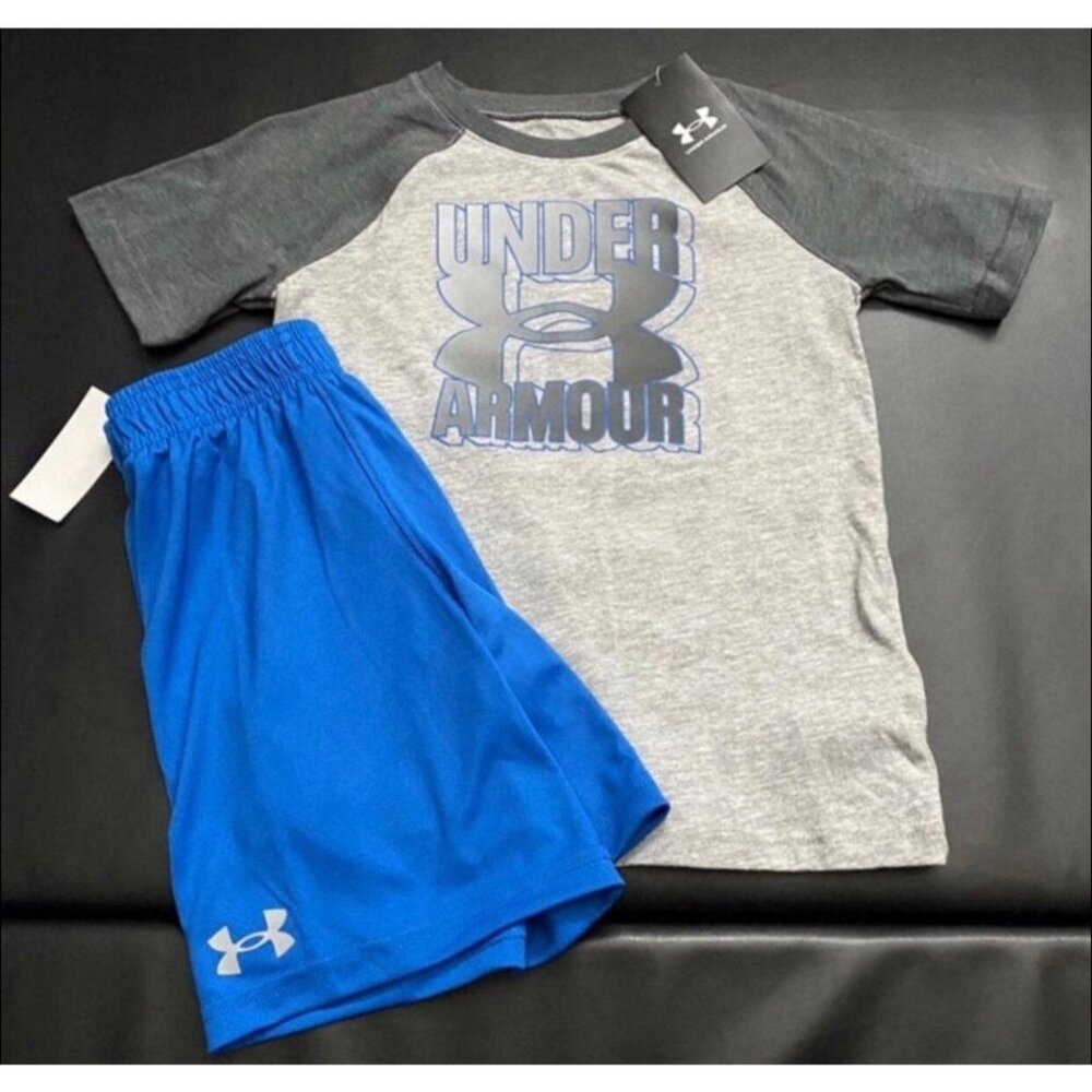 NWT Under Armour Athletic Set Boys Size 6